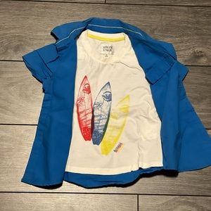 2 in 1 Armani Junior Button down t-shirt